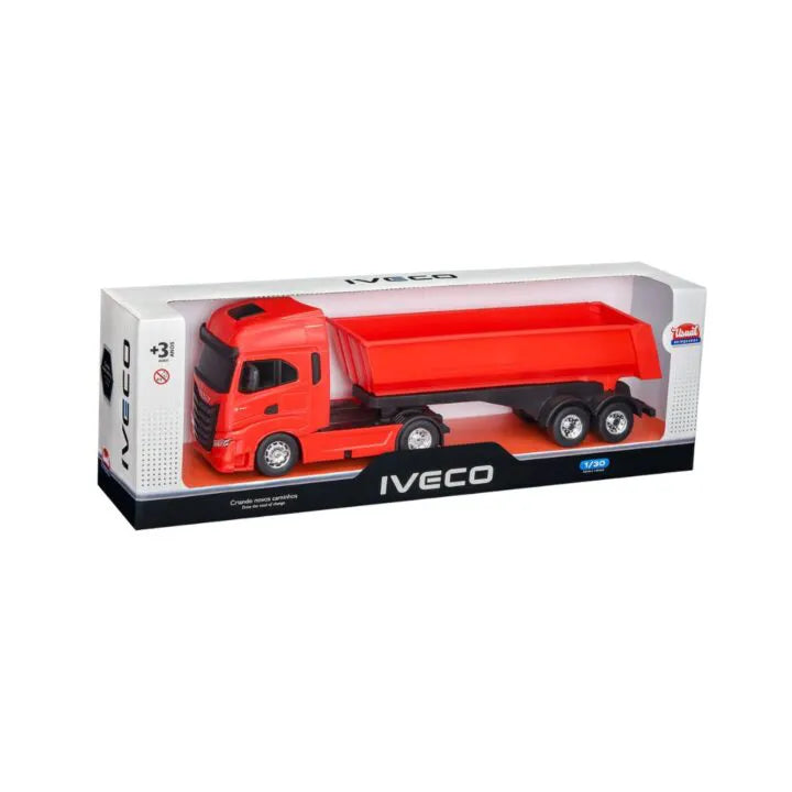 Iveco S-Way Toco Basculante Caminhão Usual Brinquedos ref.756 escala 1/30