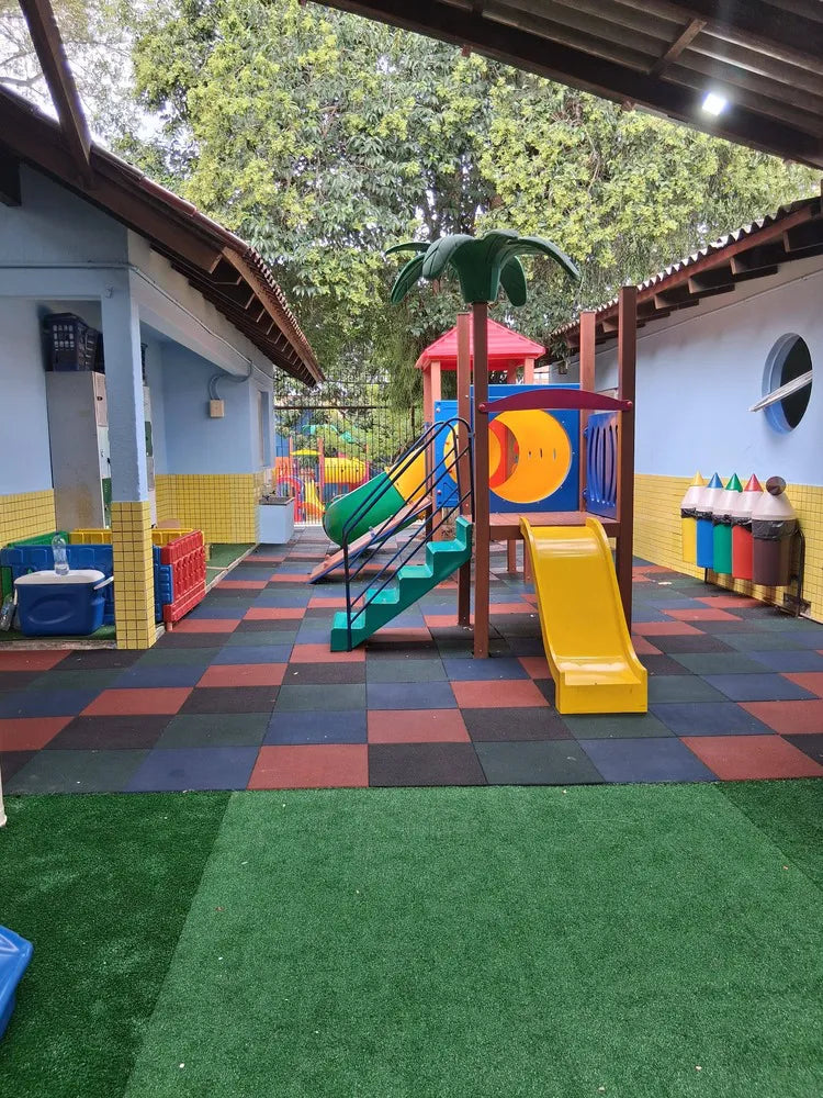 Piso Emborrachado Colorido