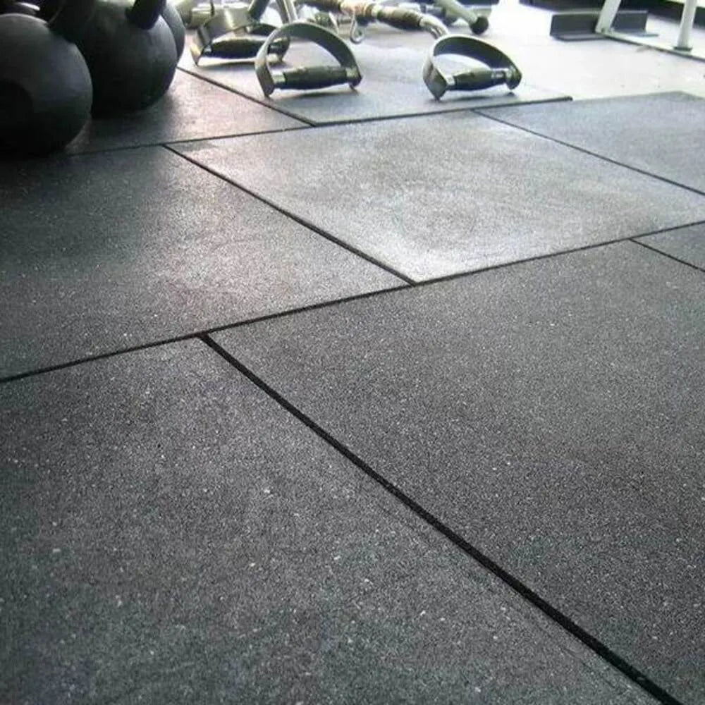 Piso Emborrachado Preto